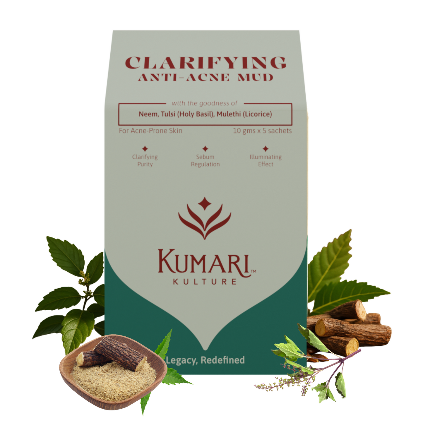 Clarifying Anti-Acne Mud Face Pack